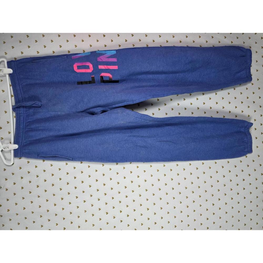 Victorias Secret Pink 86 LOVE Small RAINBOW VINTAGE y2k Hoodie Sweats SET - Picture 6 of 11
